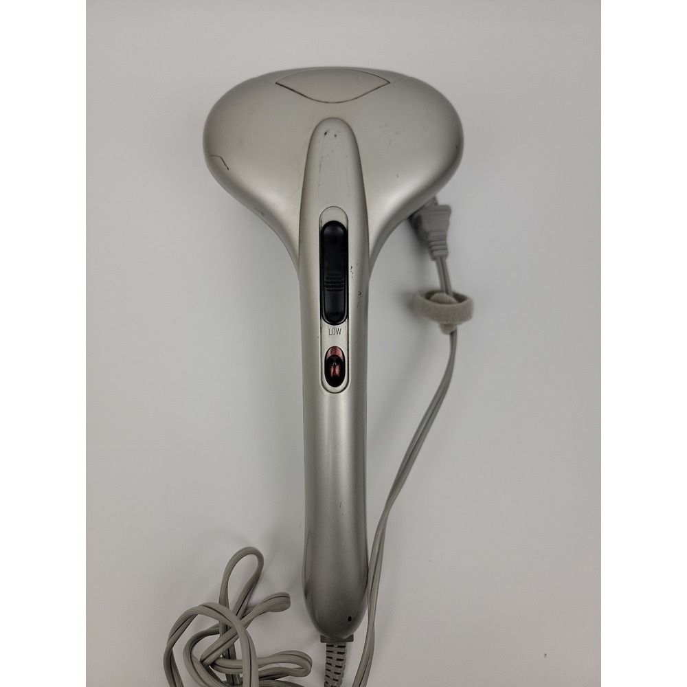 HoMedics PA-MH-1 Compact Percussion Massager with Heat Silver Handheld Corded - Picture 6 of 10
